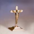  Satin Finish Bronze Altar Crucifix: 5959 Style - 9 3/4" Ht 
