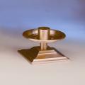  Satin Finish Bronze Altar Candlestick: 5959 Style - 1/2" Socket 