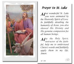  \"Prayer to St. Luke\" Prayer/Holy Card (Paper/100) 