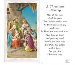  \"A Christian Blessing\" Prayer/Holy Card (Paper/100) 