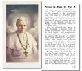 "Prayer to Pope St. Pius X" Prayer/Holy Card (Paper/100) 