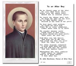  \"To An Altar Boy\" Prayer/Holy Card (Paper/100) 