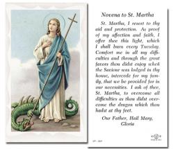  \"Novena to St. Martha\" Prayer/Holy Card (Paper/100) 