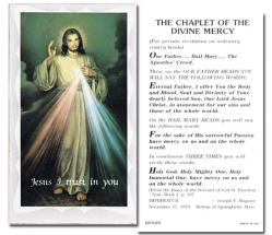  \"The Chaplet of the Divine Mercy\" Prayer/Holy Card (Paper/100) 