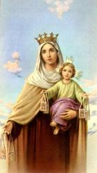  \"Our Lady of Mount Carmel\" Spanish Prayer/Holy Card (Paper/100) 