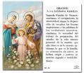  "Holy Family" Spanish Prayer/Holy Card (Paper/100) 