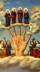 \"Hand of God\" Spanish Prayer/Holy Card (Paper/100) 