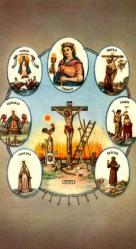  \"Holy Saints\" Spanish Prayer/Holy Card (Paper/100) 