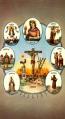  "Holy Saints" Spanish Prayer/Holy Card (Paper/100) 
