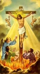  \"Crucifixion\" Spanish Prayer/Holy Card (Paper/100) 