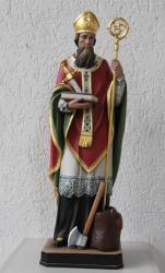  St. Boniface Statue in Linden Wood, 30\"H 