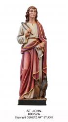  St. John the Evangelist/Apostle Statue in Fiberglass, 36\" & 60\"H 