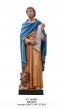  St. Luke the Apostle/Evangelist Statue in Linden Wood, 36" & 60"H 