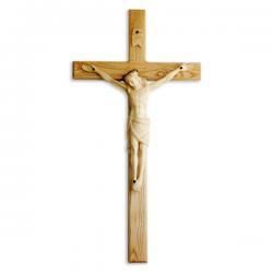 Crucifix in Carved Wood for Church or Home (46\") 
