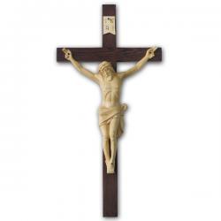  Wood Carved Crucifix for Home or Church - 24\" Ht 