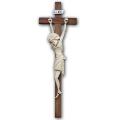  Wood Carved Crucifix for Home or Church - 14" Ht 