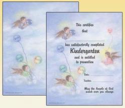  Kindergarten Certificate - Worded or Blank - Oil Painting - 100 Pk 