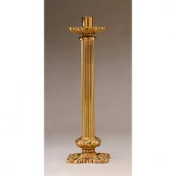  Rich Gilt Finish High polish Bronze Altar Candlestick: 6193 Style - 12\" to 36\" Ht - 1 1/2\" Socket 