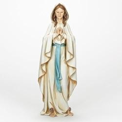  Our Lady of Lourdes Statue, 23\"H 