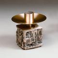  Satin Finish Bronze Altar Candlestick: 6351 Style - 1 1/2" Socket 