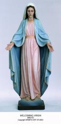  Our Lady the Welcoming Virgin Statue in Fiberglass 