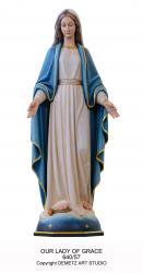  Our Lady of Grace Statue in Fiberglass, 24\" - 96\"H 