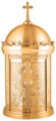  Tabernacle | 39\" | Bronze | Dome Style | Cross & Angels 