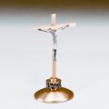  Satin Finish Bronze Altar Crucifix: 6497 Style - 11.5" Ht 