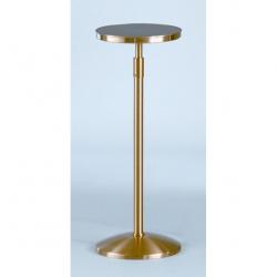  Satin Finish Bronze Adjustable Pedestal Stand: 6497 Style - 31\" to 52\" Ht 
