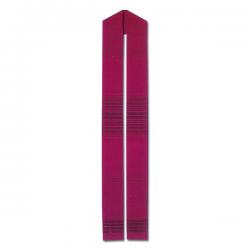  Striped Design Clergy Overlay/Deacon Stole (Polyester) 