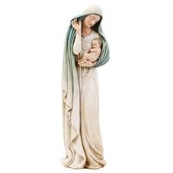  Mary With Child Statue 12\" 