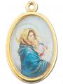 GOLD OVAL MADONNA OF THE STREET PICTURE MEDAL (10 PK) 