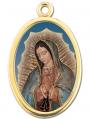  GOLD OVAL O.L OF GUADALUPE PICTURE MEDAL (10 PK) 