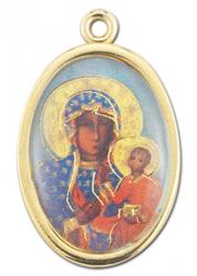  GOLD OVAL O.L OF CZESTOCHOWA PICTURE MEDAL (10 PK) 