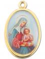  GOLD OVAL ST. ANNE PICTURE MEDAL (10 PK) 