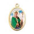  GOLD OVAL ST. PATRICK PICTURE MEDAL (10 PK) 