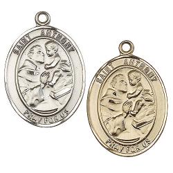  St. Anthony of Padua Oval Neck Medal/Pendant Only 
