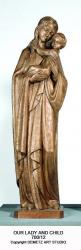  Our Lady w/Child Statue - Bronze Metal (Custom) 