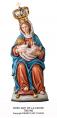  Our Lady of La Fleche Statue in Linden Wood, 30"H 