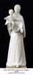  Our Lady of the Smile w/Child Statue by Sister Angelica in Fiberglass, 48" & 68"H 
