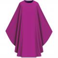  Purple "Assisi" Chasuble Without Decoration - Elias Fabric 