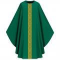  Green "Assisi" Chasuble - Orphrey - Elias Fabric 