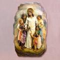  Jesus Father of All Nations Low Relief in Poly-Art Fiberglass, 64"H 