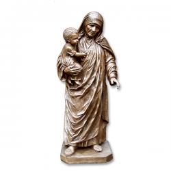  St. Mother Theresa of Calcutta - Bronze Metal, 60\"H 