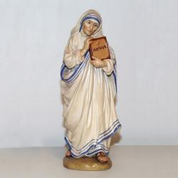  St. Mother Theresa of Calcutta Statue in Linden Wood, 5\" - 24\"H 