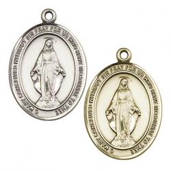  Miraculous Oval Neck Medal/Pendant Only 