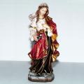  St. Appolonia Statue in Linden Wood, 6" - 42"H 