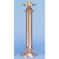  Combination Finish Bronze Altar Candlestick: 7020 Style - 20" Ht 