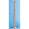  Processional Combination Finish Floor Bronze Candlestick: 7020 Style - 1 1/2" Socket 