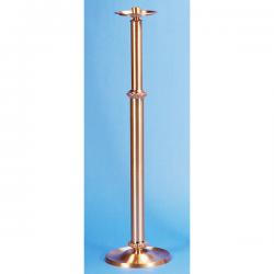  Processional Combination Finish Floor Bronze Candlestick: 7020 Style - 1 1/2\" Socket 